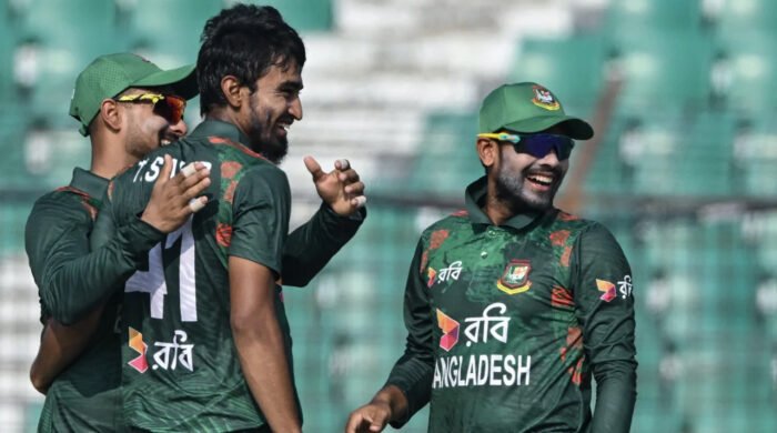 তাসকিন-তানজিমের গতি তাণ্ডবে বিধ্বস্ত লঙ্কান ব্যাটিং লাইনআপ
